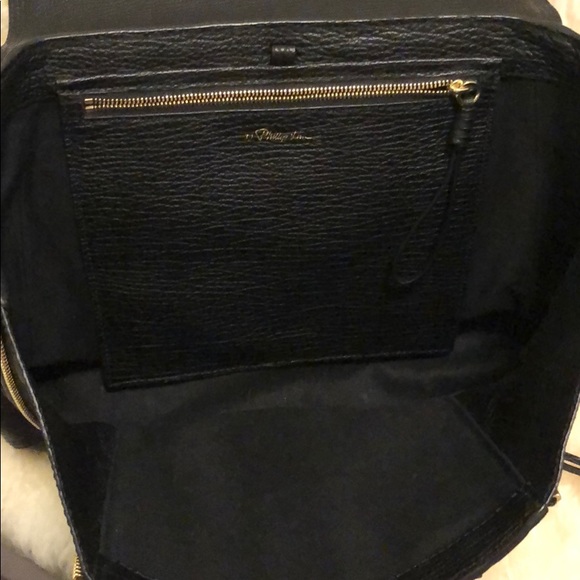 Authentic PHILIP LIM Pashli Medium Black satchel - Picture 3 of 8